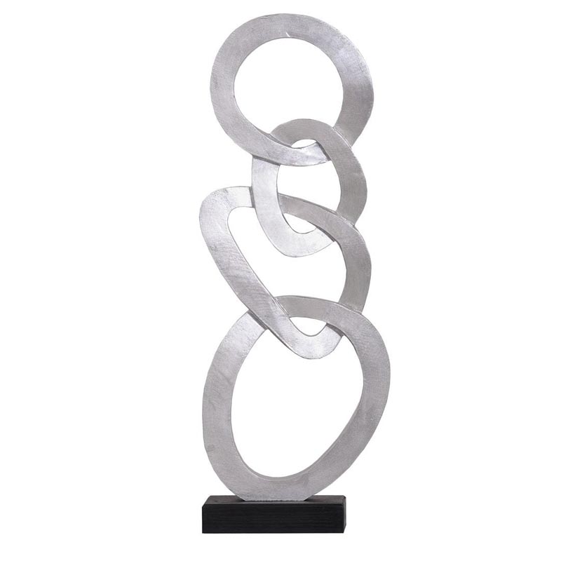 Статуэтка Anillos Statuette silver II Серебряный Черный Статуэтка Anillos Statuette silver II Серебряный Черный в Тюмени | Loft Concept