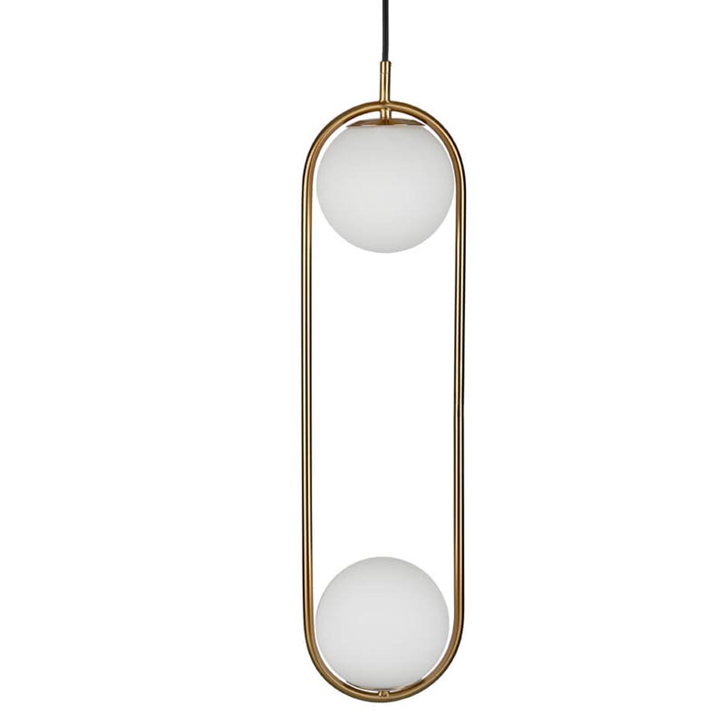 Подвесной светильник B.LUX C Ball double ball copper Белый Медь Подвесной светильник B.LUX C Ball double ball copper Белый Медь в Тюмени | Loft Concept