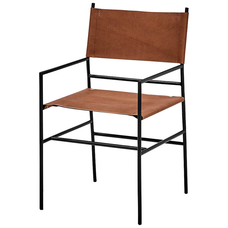 Стул Ultan Loft Stool Черный Коричневый Стул Ultan Loft Stool Черный Коричневый в Тюмени | Loft Concept