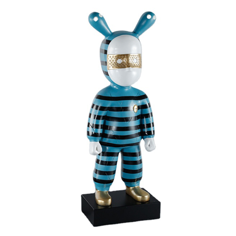 Rolito Large Figurine Blue Синий Черный Золотой Rolito Large Figurine Blue Синий Черный Золотой в Тюмени | Loft Concept