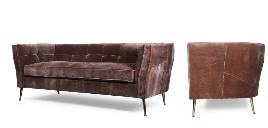 Диван трехместный Flatter brown Диван трехместный Flatter brown - Loft-Concept в Тюмени