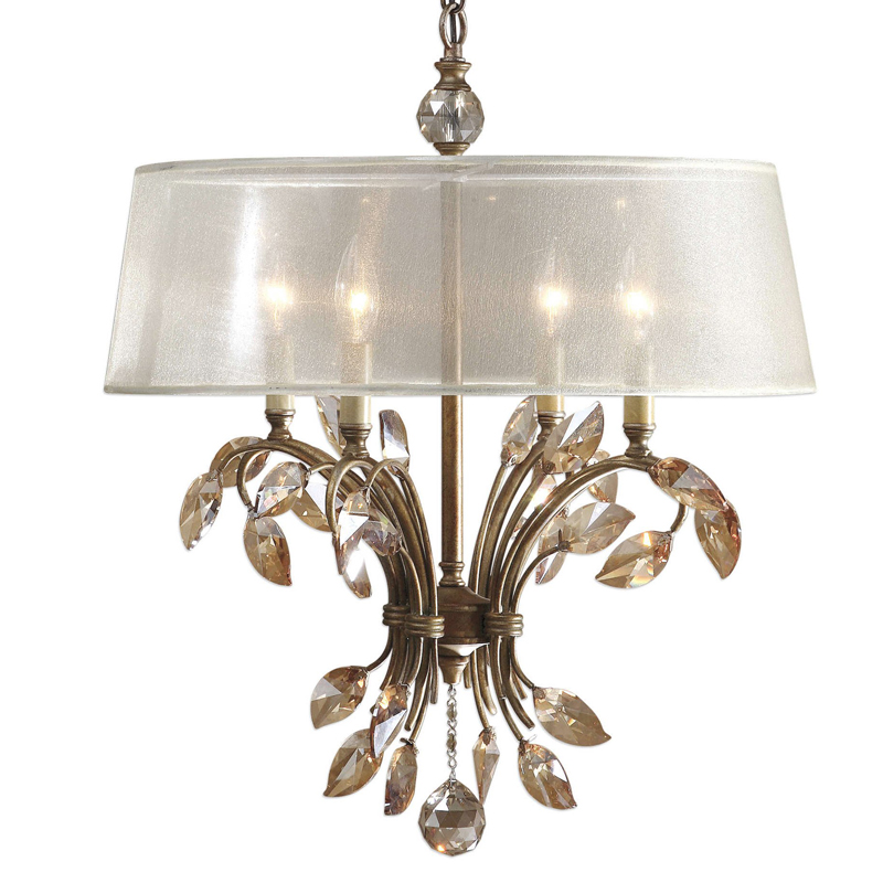 Люстра Malory Crystal Petals Chandelier Бронза Люстра Malory Crystal Petals Chandelier Бронза в Тюмени | Loft Concept