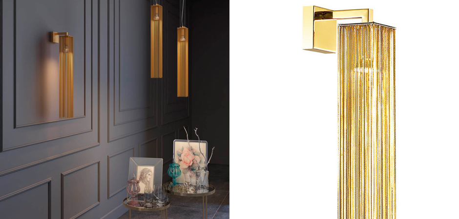 Бра Atlantis Chain Gold One Sconces Бра Atlantis Chain Gold One Sconces - Loft-Concept в Тюмени