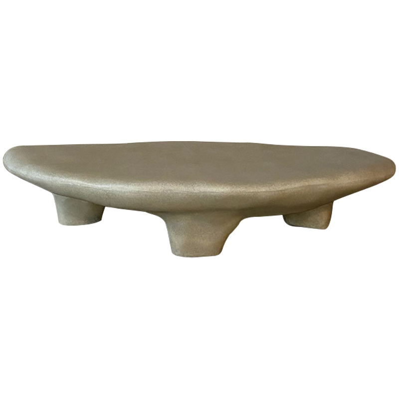 Кофейный стол Stone Coffee Table White Бежево-серый Кофейный стол Stone Coffee Table White Бежево-серый в Тюмени | Loft Concept