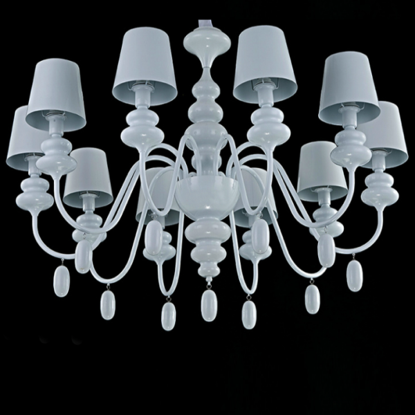 Люстра Masiero Eva Chandelier 10 Белый Люстра Masiero Eva Chandelier 10 Белый в Тюмени | Loft Concept