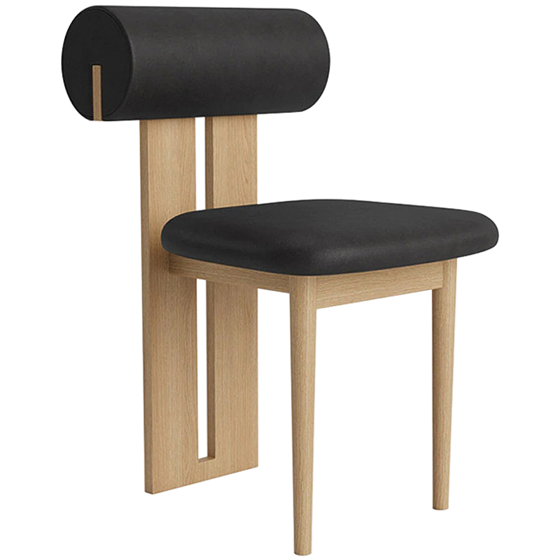 Стул Behemo Black Fabric Chair Древесина Черный Стул Behemo Black Fabric Chair Древесина Черный в Тюмени | Loft Concept