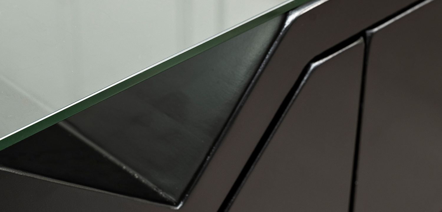 Комод геометрический декор Mosaik Chest of drawers Черный - фото №2