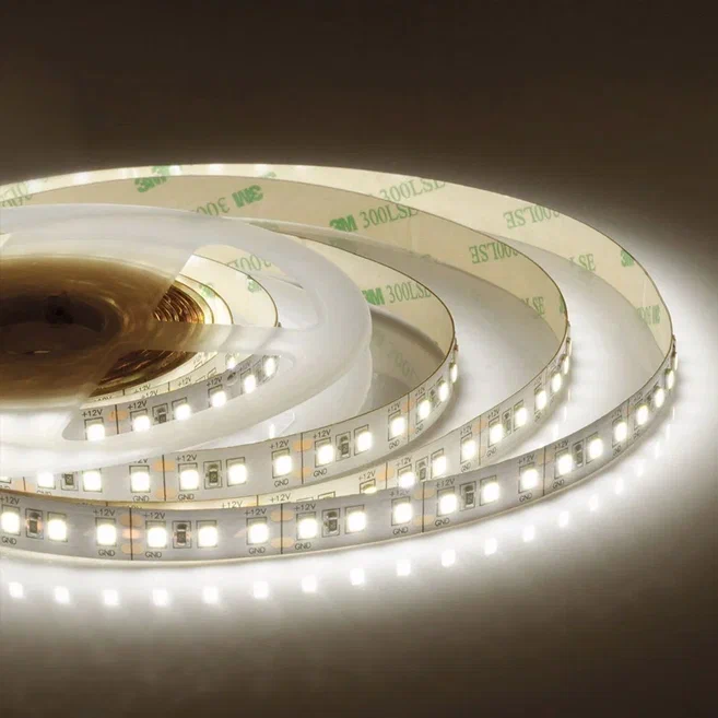 Светодиодная лента 10W/m 120LED/m 3528SMD теплый белый 5M Белый Светодиодная лента 10W/m 120LED/m 3528SMD теплый белый 5M Белый в Тюмени | Loft Concept