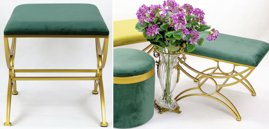 Пуф Art Deco Shapes Emerald Пуф Art Deco Shapes Emerald - Loft-Concept в Тюмени
