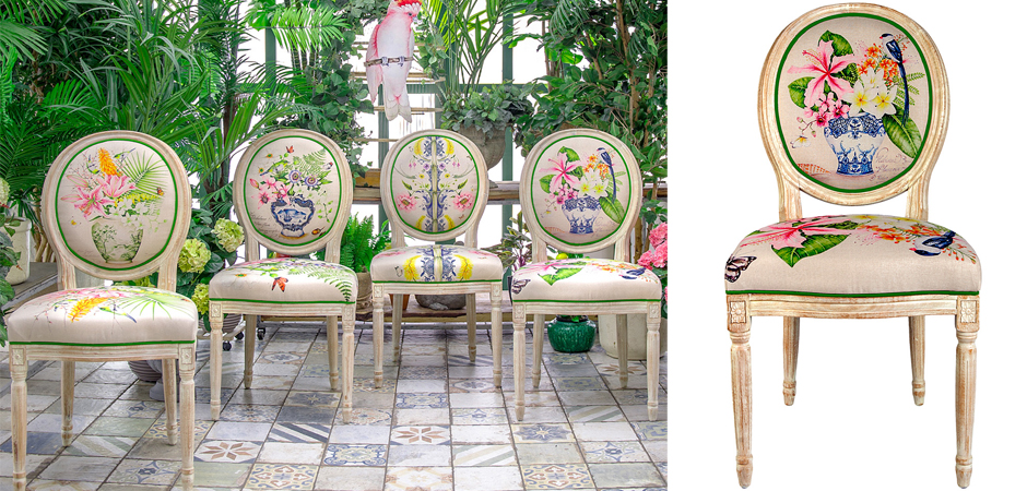 Стул Pink Hibiscus Stool Стул Pink Hibiscus Stool - Loft-Concept в Тюмени