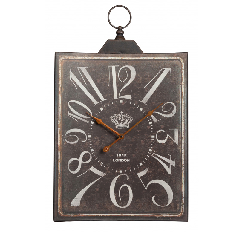 Часы Retro London 1870 Белый Коричневый винтаж Часы Retro London 1870 Белый Коричневый винтаж в Тюмени | Loft Concept