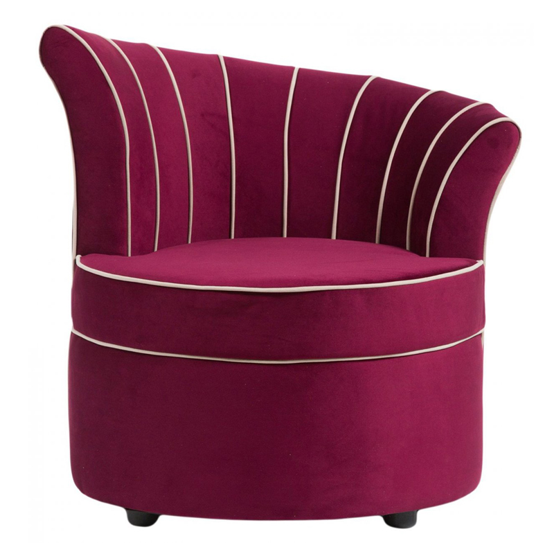 Кресло Curly Backrest Violet Лиловый Кресло Curly Backrest Violet Лиловый в Тюмени | Loft Concept
