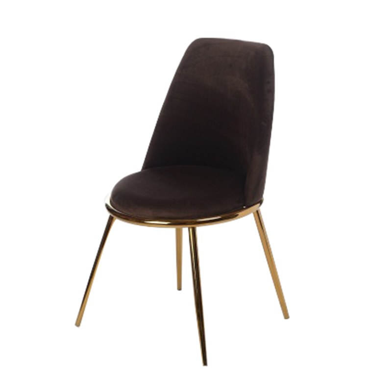 Стул Chairs Velvet Brown Коричневый Золотой Стул Chairs Velvet Brown Коричневый Золотой в Тюмени | Loft Concept