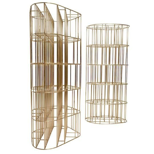 Стеллаж CECCOTTI Bibliotheque Golden Сage Золотой Стеллаж CECCOTTI Bibliotheque Golden Сage Золотой в Тюмени | Loft Concept