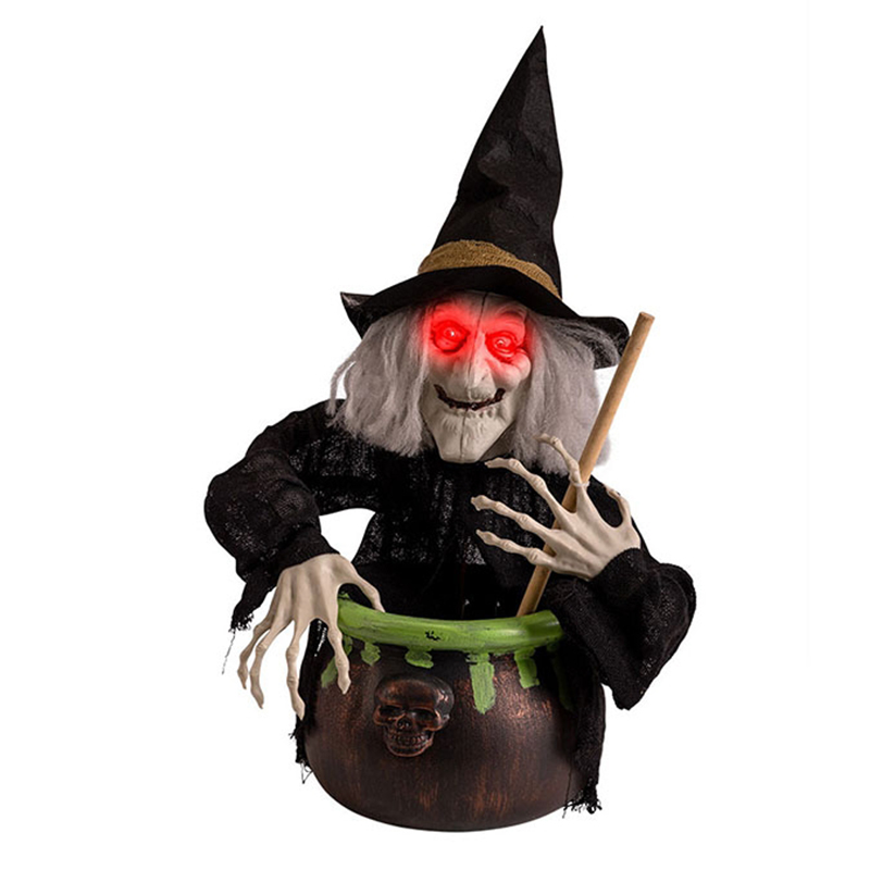 Статуэтка HALLOWEEN Witch and Cauldron Серый (Gray) Черный Зеленый Статуэтка HALLOWEEN Witch and Cauldron Серый (Gray) Черный Зеленый в Тюмени | Loft Concept