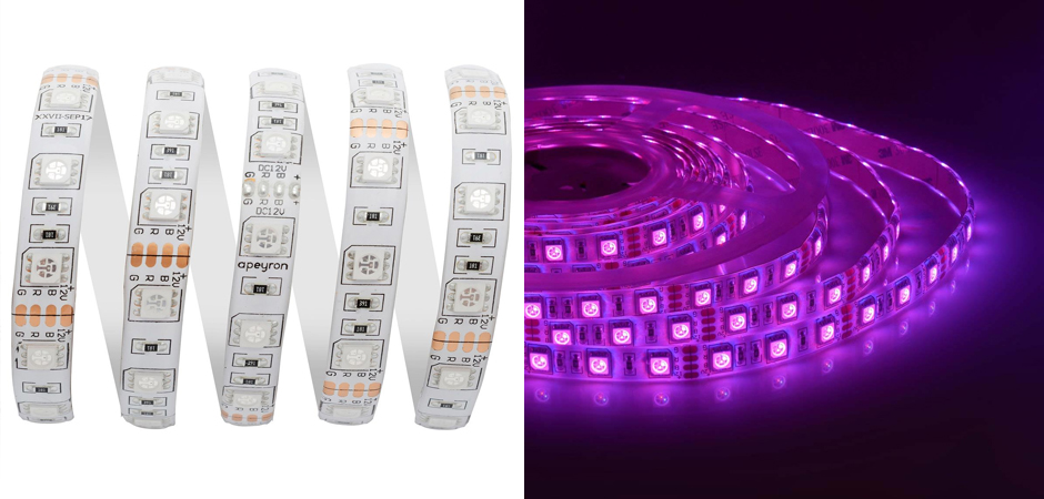 Светодиодная влагозащищенная лента 14,4W/m 60Led/m 5050SMD разноцветная 1M Светодиодная влагозащищенная лента 14,4W/m 60Led/m 5050SMD разноцветная 1M - Loft-Concept в Тюмени