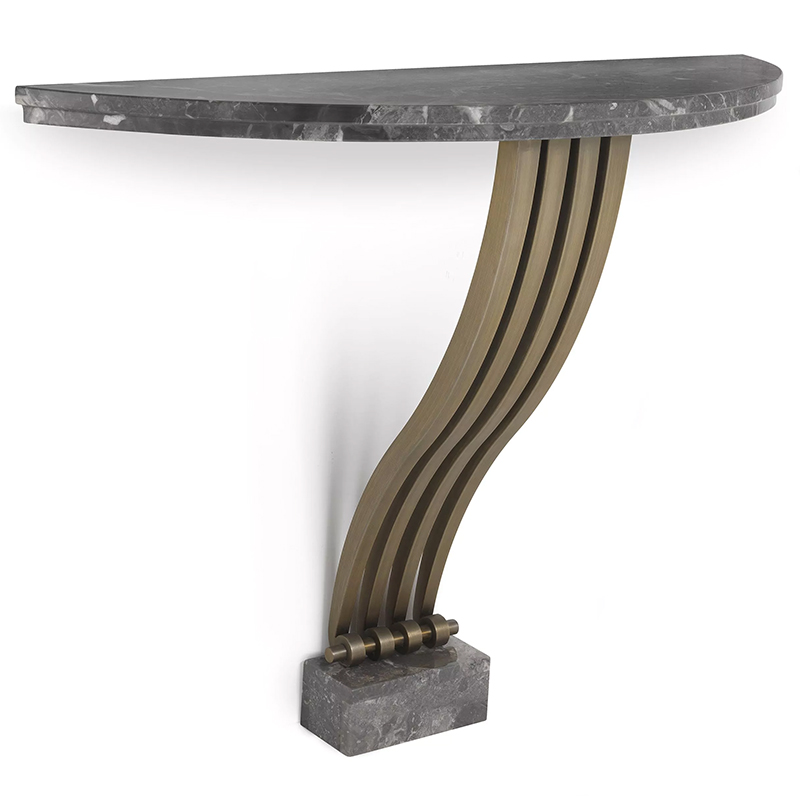 Консоль Eichholtz Console Table Renaissance Brass Серый Латунь Консоль Eichholtz Console Table Renaissance Brass Серый Латунь в Тюмени | Loft Concept