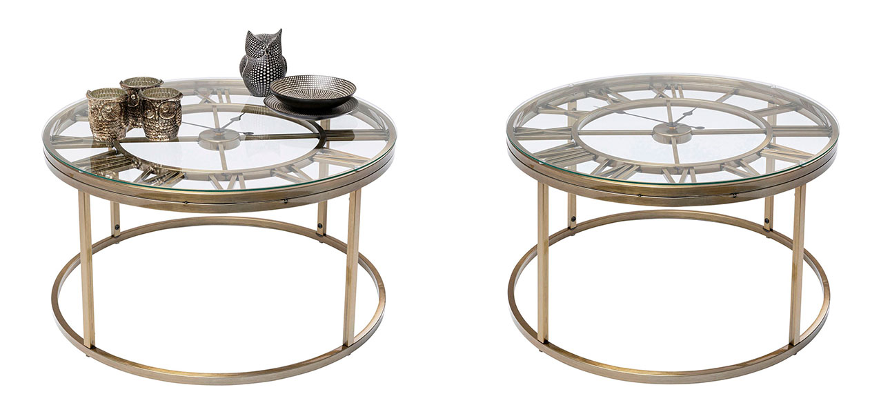 Приставной столик со столешницей Римские часы Roman Clock - фото