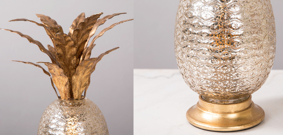 Настольная лампа Pineapple glass - фото №1