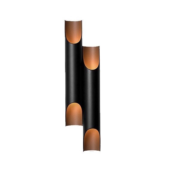 Бра Galliano Double by DELIGHTFULL Black Черный Золотой Бра Galliano Double by DELIGHTFULL Black Черный Золотой в Тюмени | Loft Concept