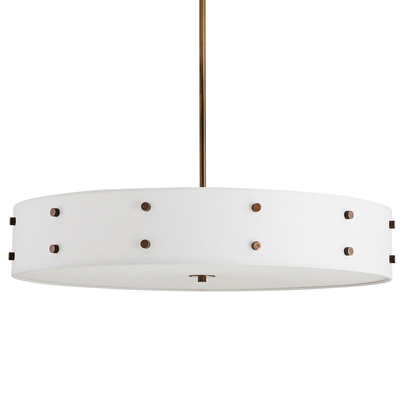Люстра Arteriors HOCKLEE CHANDELIER Коричневый Белый Люстра Arteriors HOCKLEE CHANDELIER Коричневый Белый в Тюмени | Loft Concept