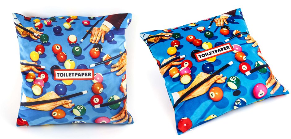Подушка Seletti Cushion Snooker Toiletpaper Подушка Seletti Cushion Snooker Toiletpaper - Loft-Concept в Тюмени