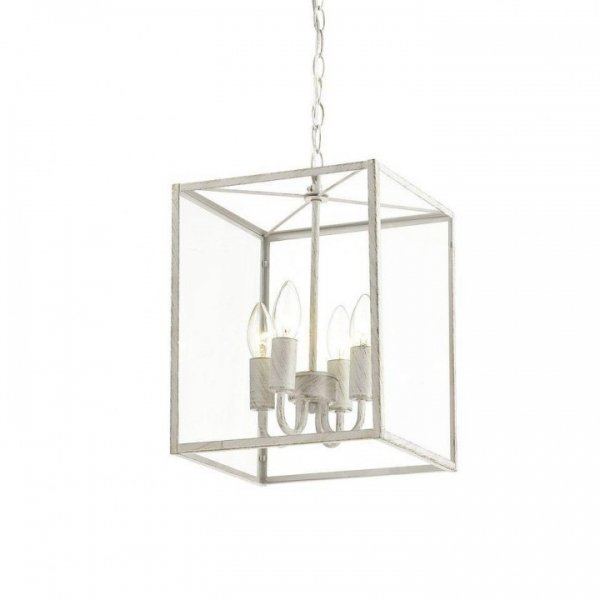 Подвесной светильник Loft Industrial Ortogonal Pendant Cube White 4 Прозрачное Стекло Белый Подвесной светильник Loft Industrial Ortogonal Pendant Cube White 4 Прозрачное Стекло Белый в Тюмени | Loft Concept
