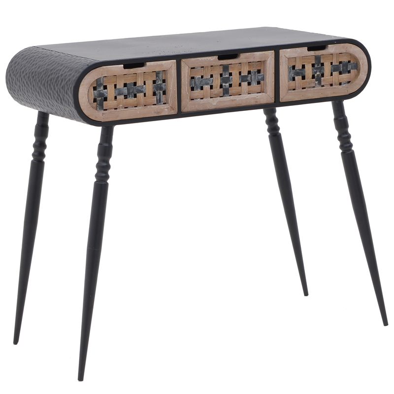 Консоль Fidelia Console Черный Бежево-серый Консоль Fidelia Console Черный Бежево-серый в Тюмени | Loft Concept