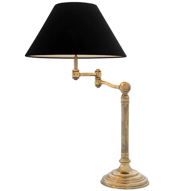 Настольная лампа Eichholtz Table Lamp Regis Латунь Винтажная латунь Черный Настольная лампа Eichholtz Table Lamp Regis Латунь Винтажная латунь Черный в Тюмени | Loft Concept