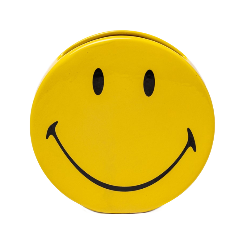 Ваза Seletti Smiley Желтый Черный Ваза Seletti Smiley Желтый Черный в Тюмени | Loft Concept