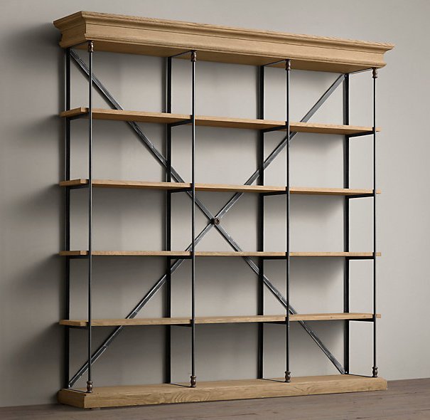 Стеллаж Old Oak Triple Белый дуб Стеллаж Old Oak Triple Белый дуб в Тюмени | Loft Concept