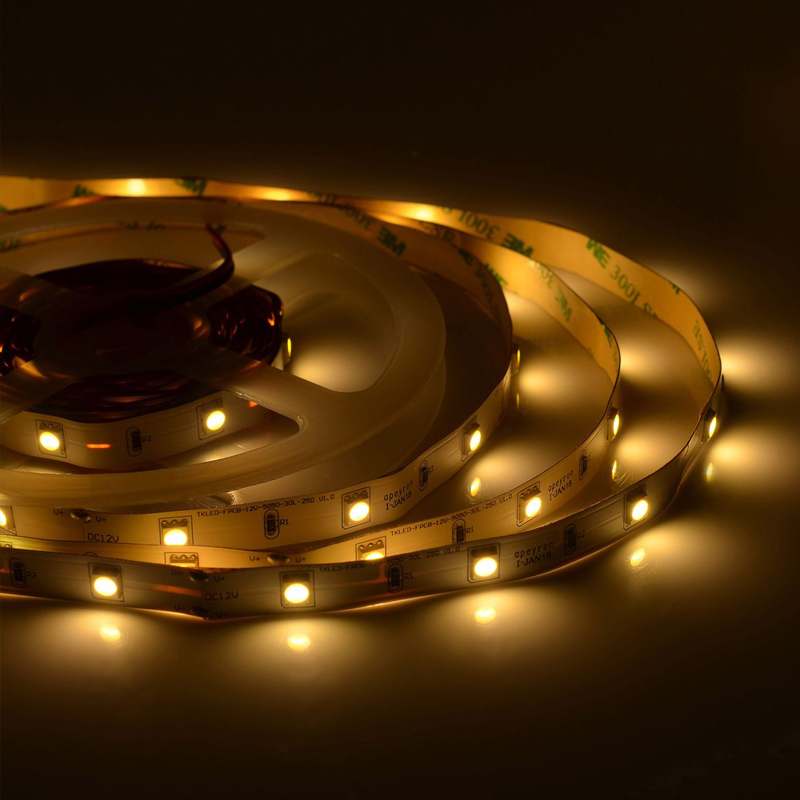 Светодиодная лента 7,2W/m 30LED/m 5050SMD теплый белый Белый Светодиодная лента 7,2W/m 30LED/m 5050SMD теплый белый Белый в Тюмени | Loft Concept