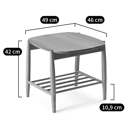 Приставной стол из массива дуба Reyer Side Table Приставной стол из массива дуба Reyer Side Table в Тюмени
