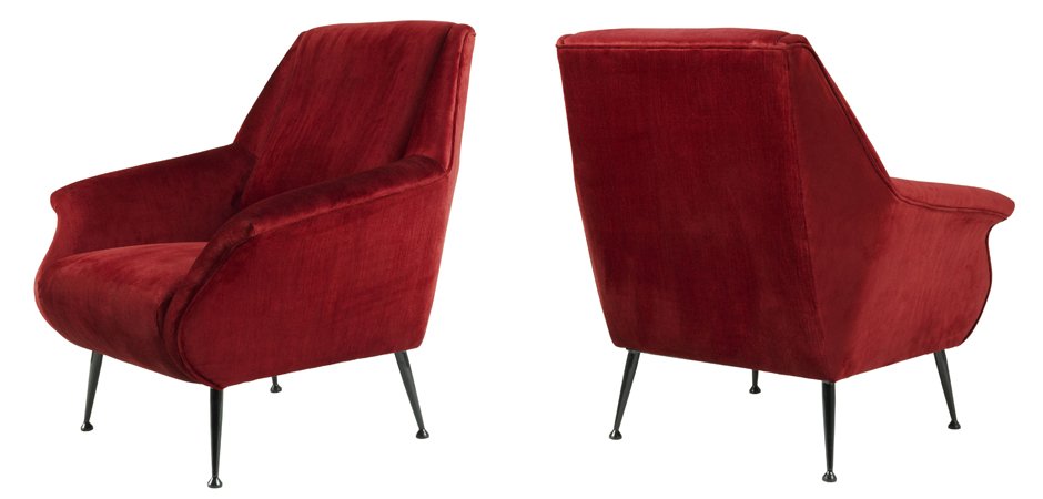 Кресло Eichholtz Chair Trezzo Red Кресло Eichholtz Chair Trezzo Red - Loft-Concept в Тюмени