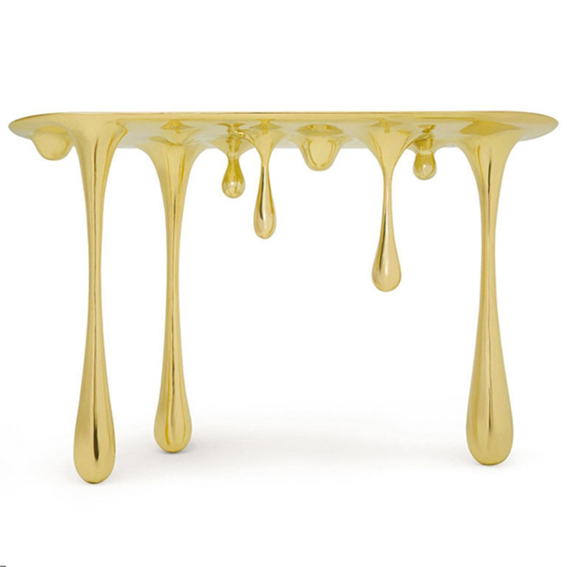 Дизайнерская Консоль Melting Gold Console Zhipeng Tan Золотой Дизайнерская Консоль Melting Gold Console Zhipeng Tan Золотой в Тюмени | Loft Concept