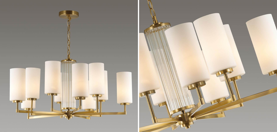 Люстра Pillars на 10 ламп - Loft-Concept в Тюмени