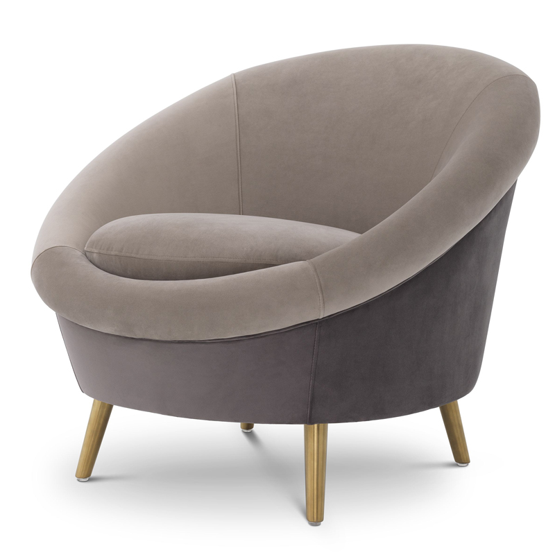 Кресло Eichholtz Chair Giulia Серый Латунь Кресло Eichholtz Chair Giulia Серый Латунь в Тюмени | Loft Concept
