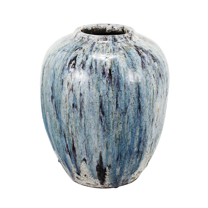 Ваза Terracotta Vase blue-white Белый Голубой Ваза Terracotta Vase blue-white Белый Голубой в Тюмени | Loft Concept