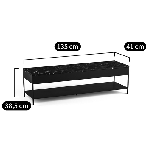 ТВ-тумба с мраморной столешницей Vayo Marble TV Stand ТВ-тумба с мраморной столешницей Vayo Marble TV Stand в Тюмени