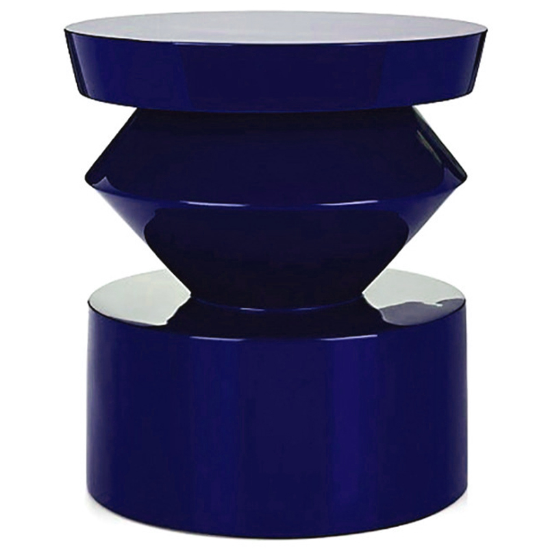 Приставной столик UMA SIDE TABLE Blue Синий Приставной столик UMA SIDE TABLE Blue Синий в Тюмени | Loft Concept