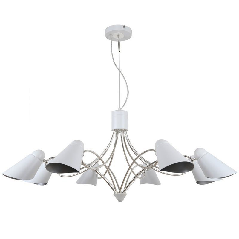 Люстра Silvi Chandelier Белый Серебряный Люстра Silvi Chandelier Белый Серебряный в Тюмени | Loft Concept