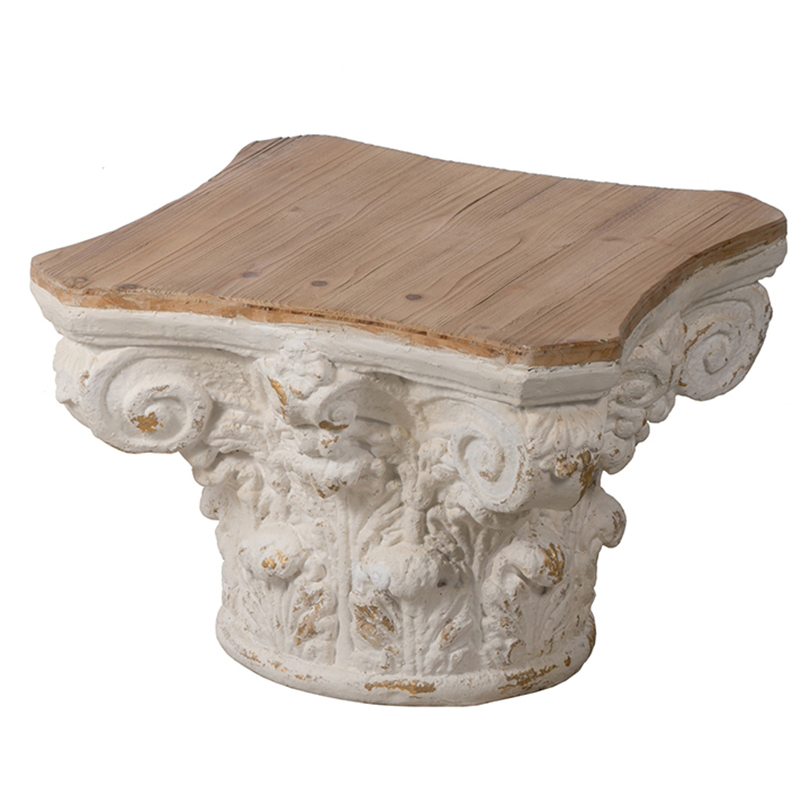 Приставной стол Ancient Roman Column Side Table Белый Приставной стол Ancient Roman Column Side Table Белый в Тюмени | Loft Concept