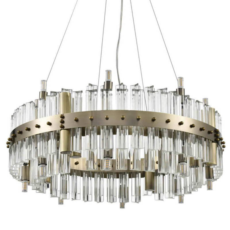 Люстра Saturno Not Baroncelli Bronze Chandelier Бронза Прозрачный (Transparent) Люстра Saturno Not Baroncelli Bronze Chandelier Бронза Прозрачный (Transparent) в Тюмени | Loft Concept