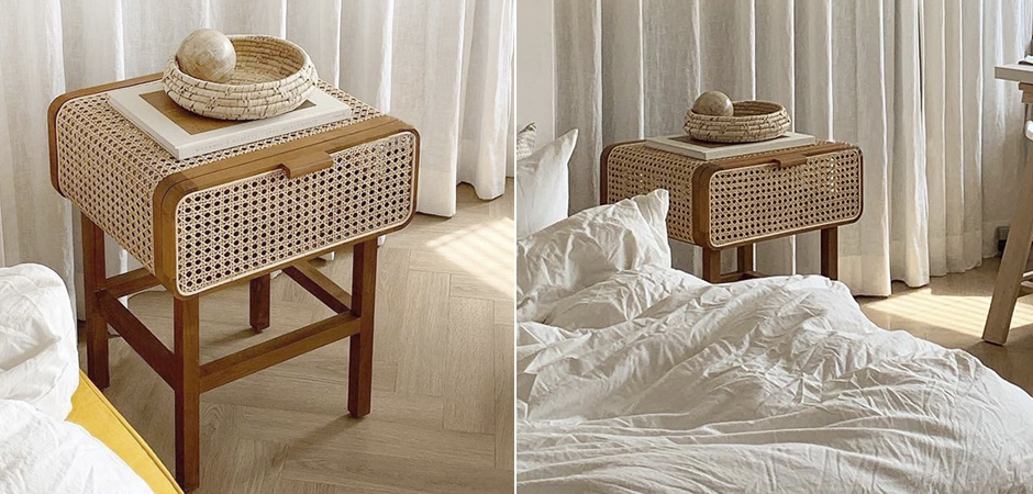 Тумба Rattan Mesh Nightstand Тумба Rattan Mesh Nightstand - Loft-Concept в Тюмени