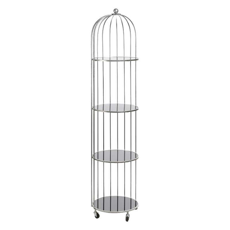 Стеллаж Cage Rack Silver Серебряный Стеллаж Cage Rack Silver Серебряный в Тюмени | Loft Concept
