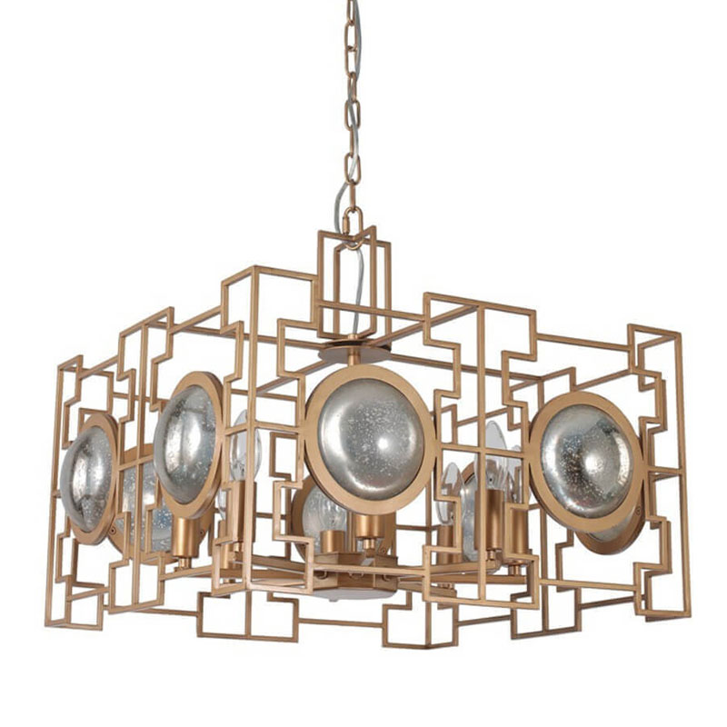 Люстра Ulisses Chandelier Золотой Люстра Ulisses Chandelier Золотой в Тюмени | Loft Concept