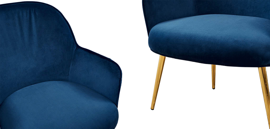 Кресло Waldeck Chair Blue Кресло Waldeck Chair Blue - Loft-Concept в Тюмени