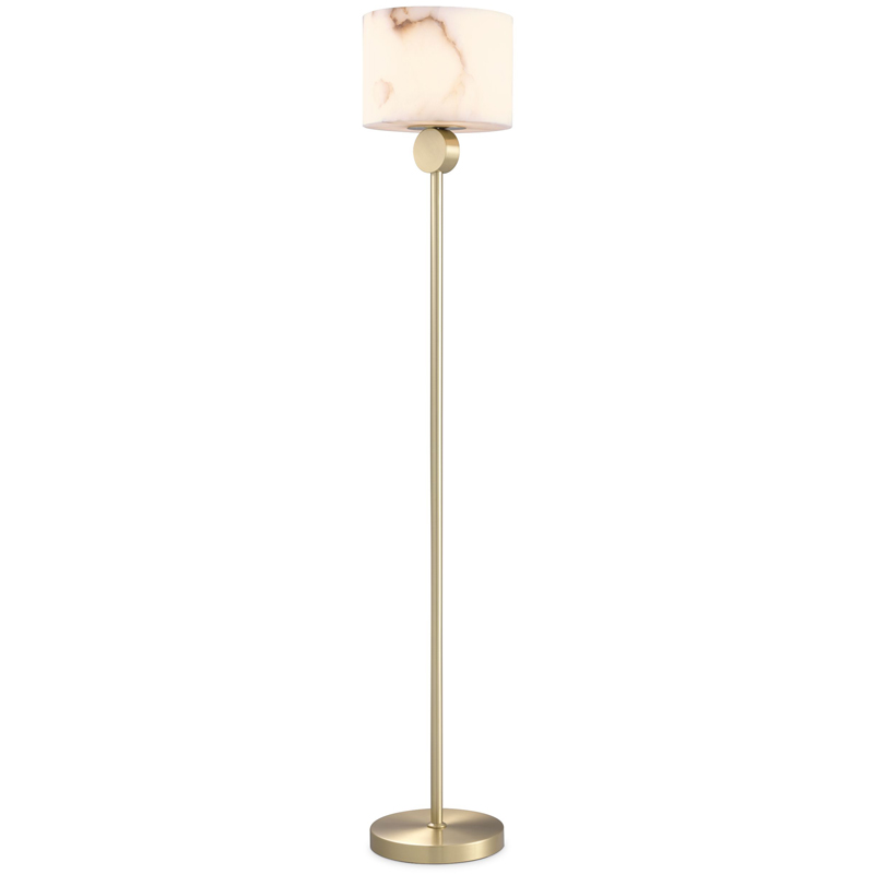 Торшер Eichholtz Floor Lamp Etruscan Brass Латунь Белый Торшер Eichholtz Floor Lamp Etruscan Brass Латунь Белый в Тюмени | Loft Concept