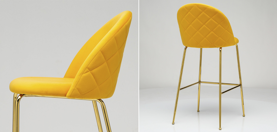 Барный стул Vendramin Bar Stool yellow Барный стул Vendramin Bar Stool yellow - Loft-Concept в Тюмени