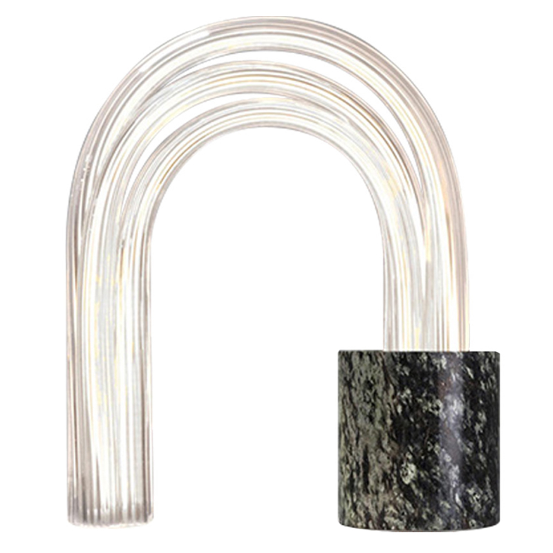 Дизайнерский настольный светильник Small Waterfall Lamp Прозрачный ivory ( слоновая кость ) Черный Мрамор Nero Дизайнерский настольный светильник Small Waterfall Lamp Прозрачный ivory ( слоновая кость ) Черный Мрамор Nero в Тюмени | Loft Concept